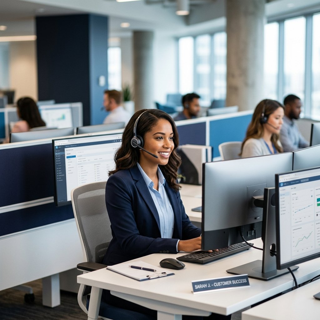 Female Call Center Agent
